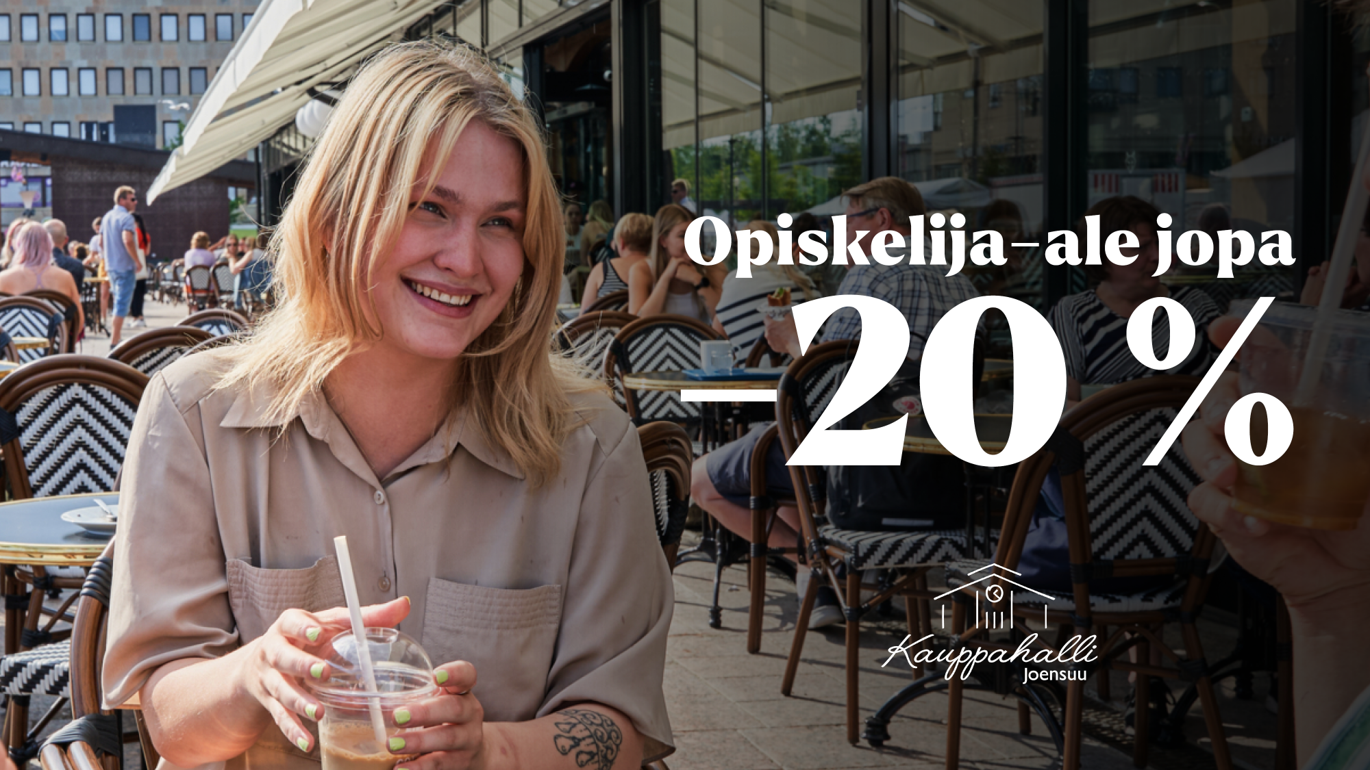 Opiskelija-alennusta Kauppahallin liikkeistä jopa –20 %!