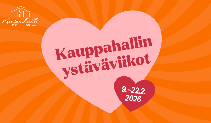 Kauppahallin ystäväviikot 9.–22.2.2026